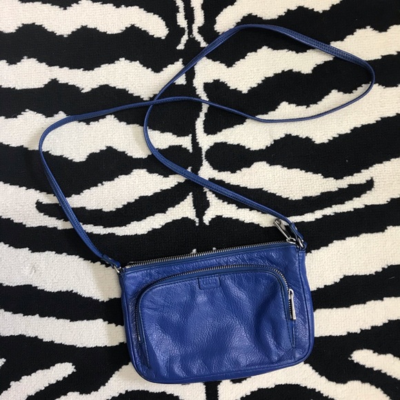 Fossil Sapphire Riley Mini Leather Crossbody Bag - Picture 2 of 12